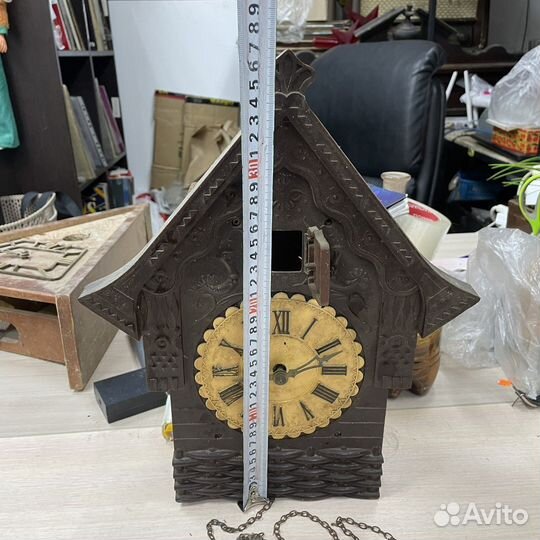 Часы с кукушкой Маяк Домик СССР (Сзр)