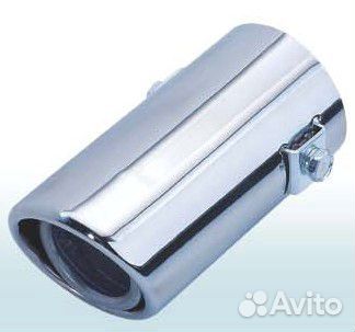 Насадка на глушитель (нержавейка) со скосом