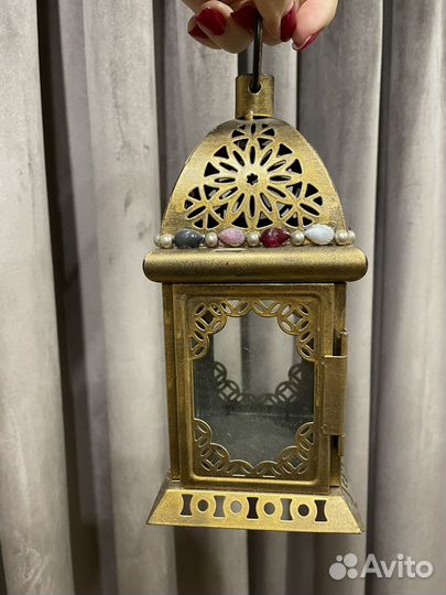 Подсвечник фонарь в восточном стиле