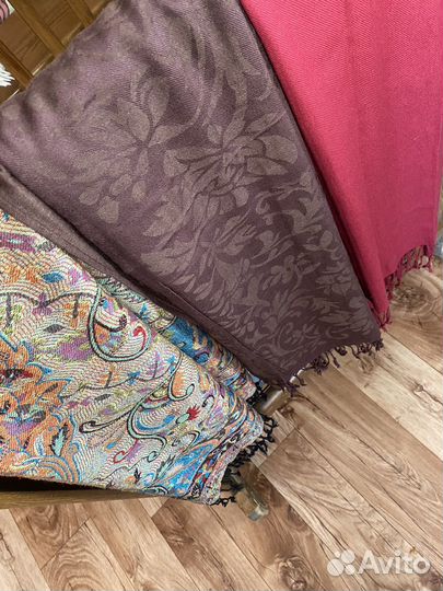 Шарф палантин шерсть и кашемир