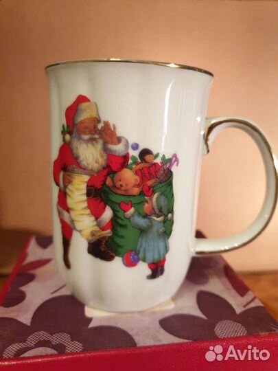 Подарочная кружка Santa в подарочной упаковке