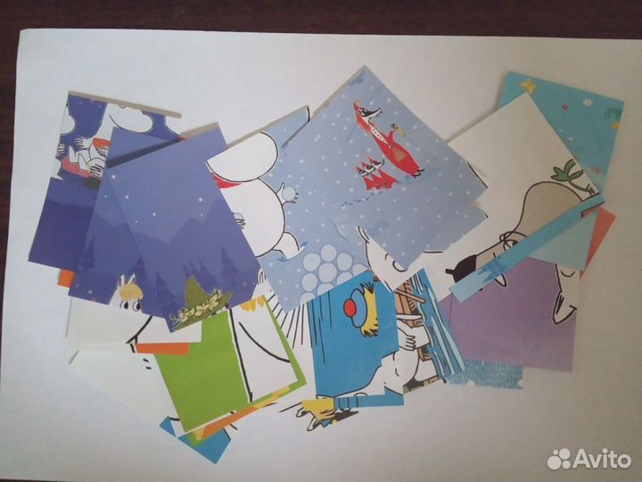 Муми-Трогательная история, наклейки