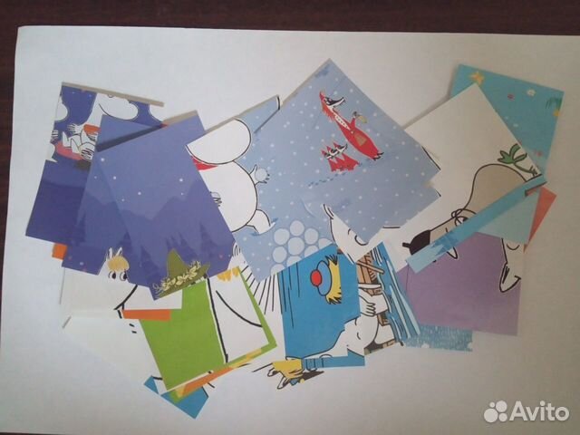 Муми-Трогательная история, наклейки