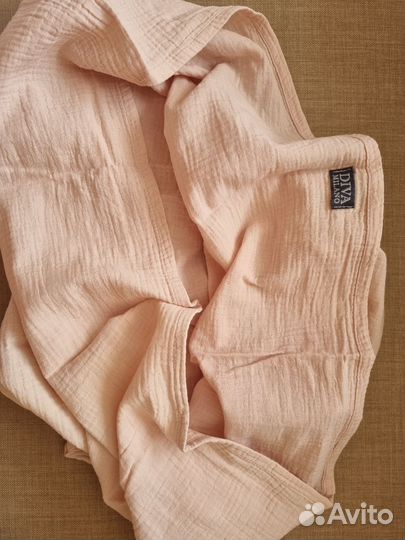 Накидка для кормления грудью малыша муслин