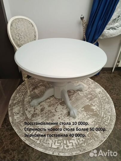 Реставрация ремонт мебели, кухни, столы, двери