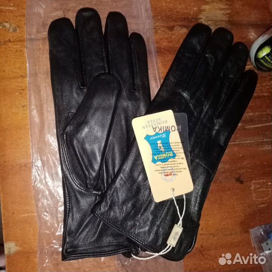 Перчатки кожаные мужские