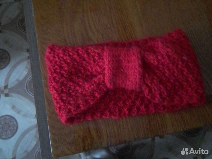 Вязаная повязка на голову