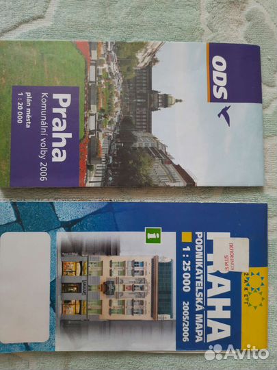 Карта Праги