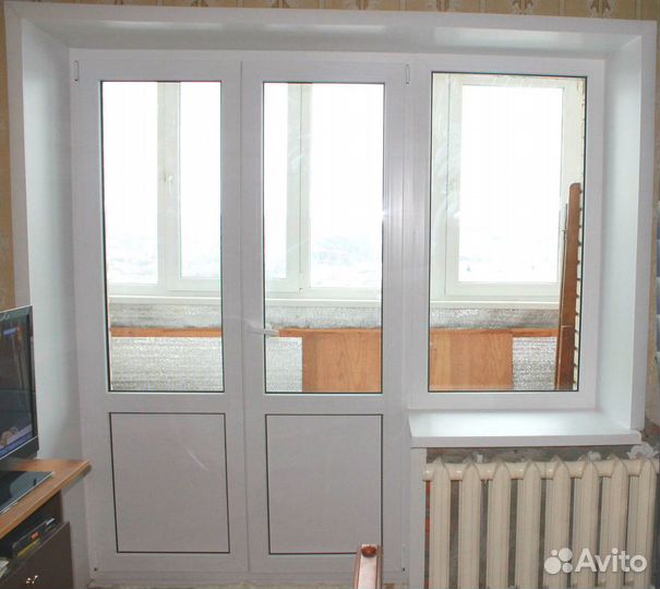 Пластиковые окна. Балконный блок