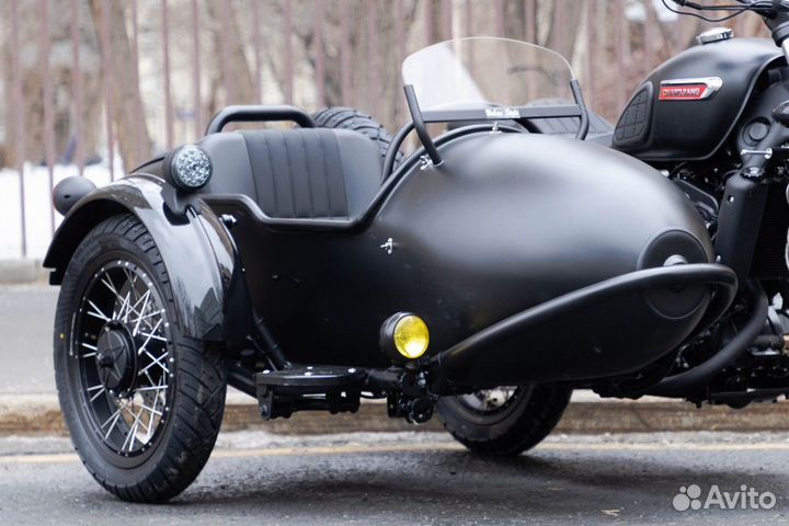 Мотоцикл cj adept 700 с боковым прицепом