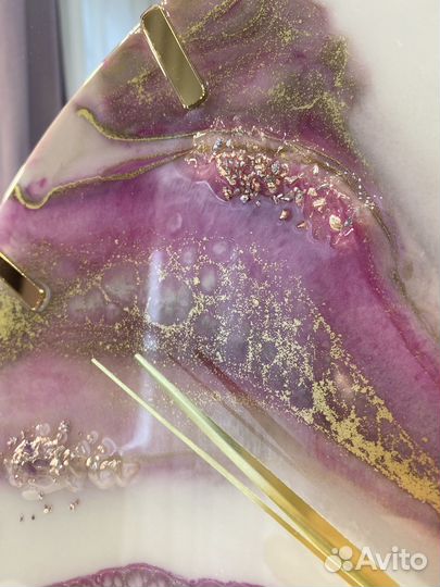 Часы из эпоксидной смолы