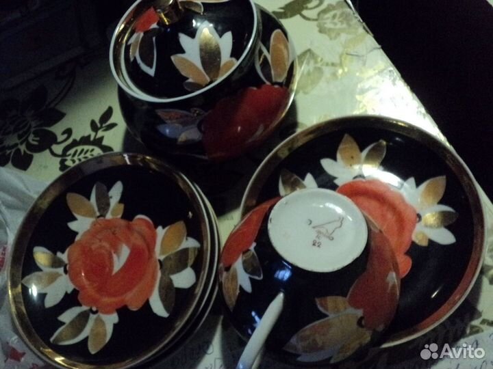 Чайный сервиз Дулево на 6 персона 3 вида
