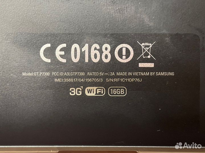 Планшет Samsung GT-P7300 Galaxy Tab 8.9