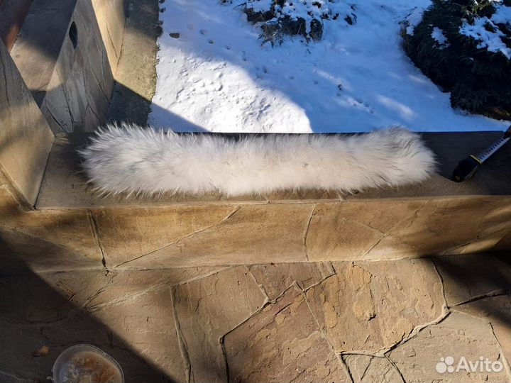 Меховой воротник из енота