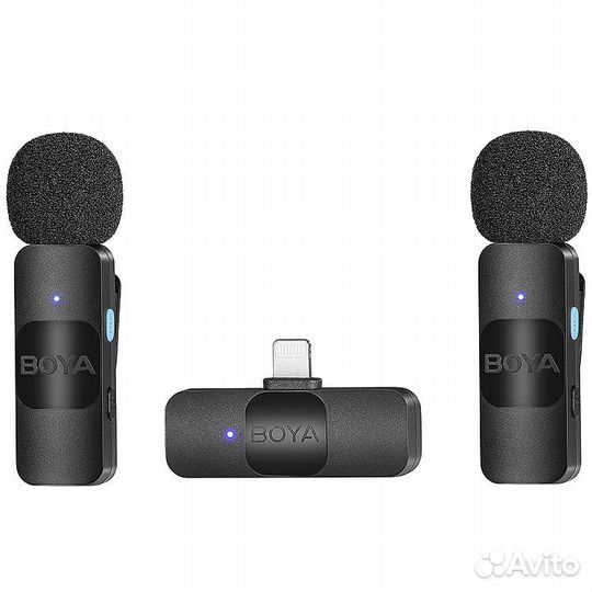 Беспроводная микрофонная система boya BY-V2 Lightn