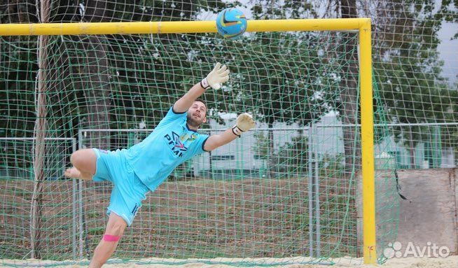 Перчатки вратаря фк Кубань по пляжному футболу