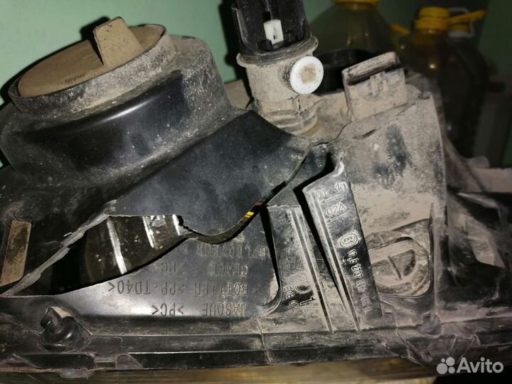 Фара правая на renault duster до 2015