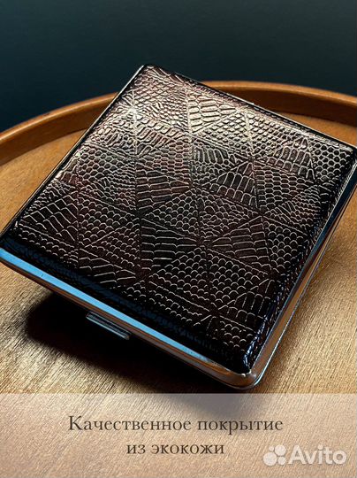 Портсигар «Оксфорд», 10х9х2см