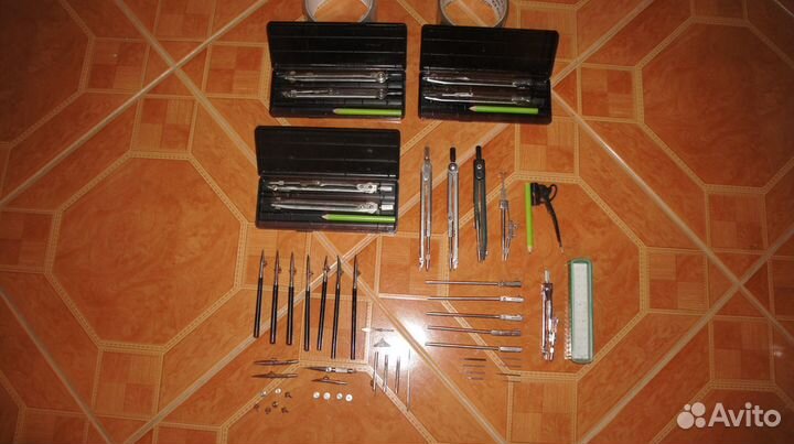 Рейсфедеры, Готовальни, Чертёжный инструмент СССР