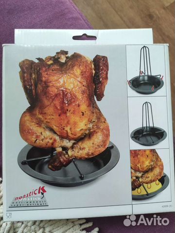 Приспособление для жарки курицы в духовке