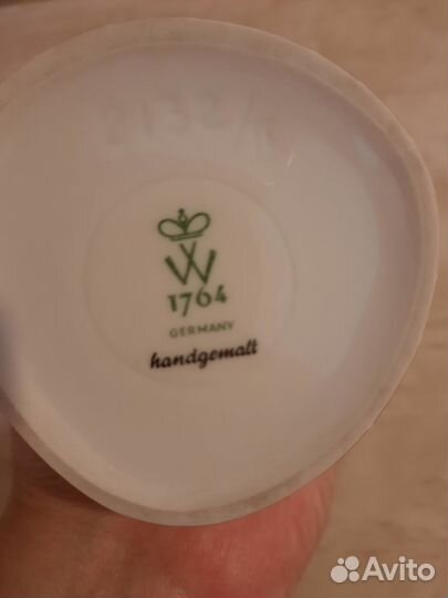 Вазочка фарфор Wallendorf 60 гг