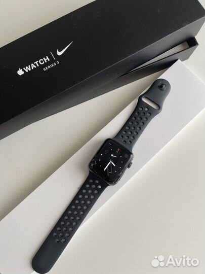 Часы apple watch 3 42mm nike