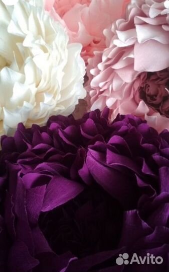 Ростовые цветы из бумаги