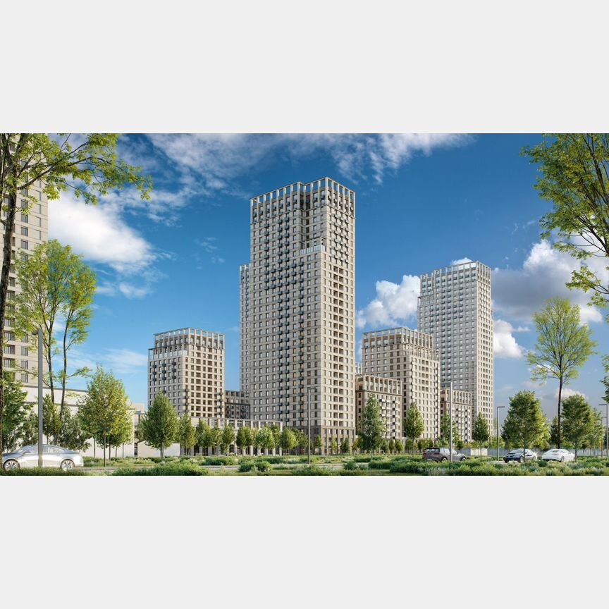 2-к. квартира, 57,5 м², 22/31 эт.