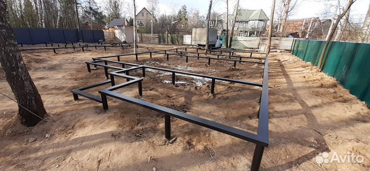 Свайный фундамент / Винтовые сваи под ключ