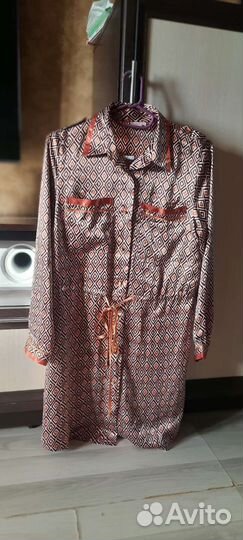 Домашнее шёлковое платье