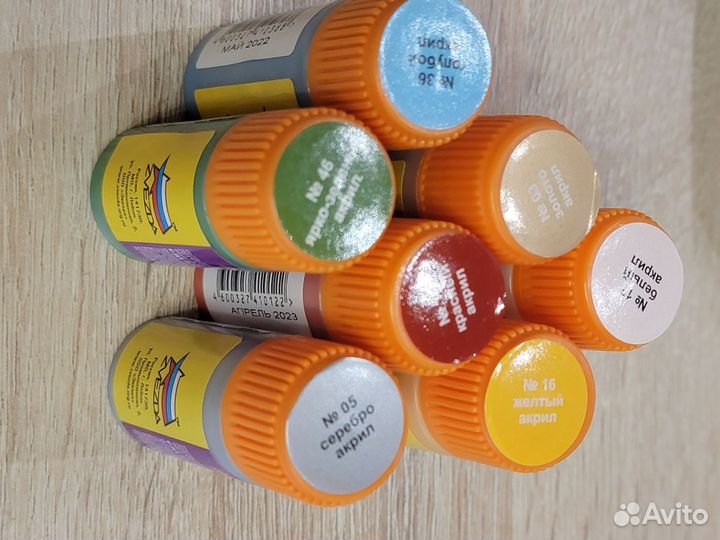 Zvezda Акриловые краски. 7цветов