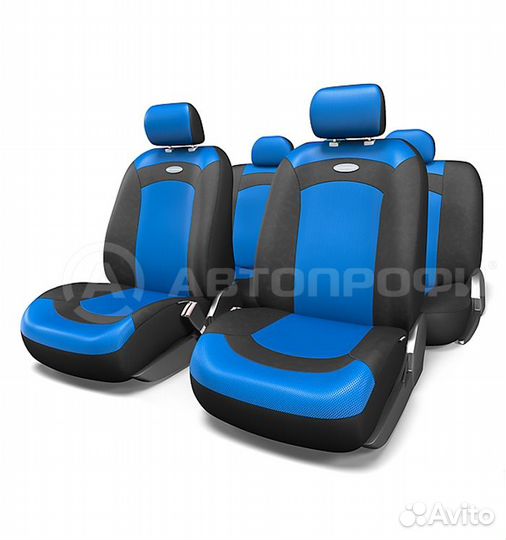 Чехлы универсальные Extrime /черно-синий/ сетка об