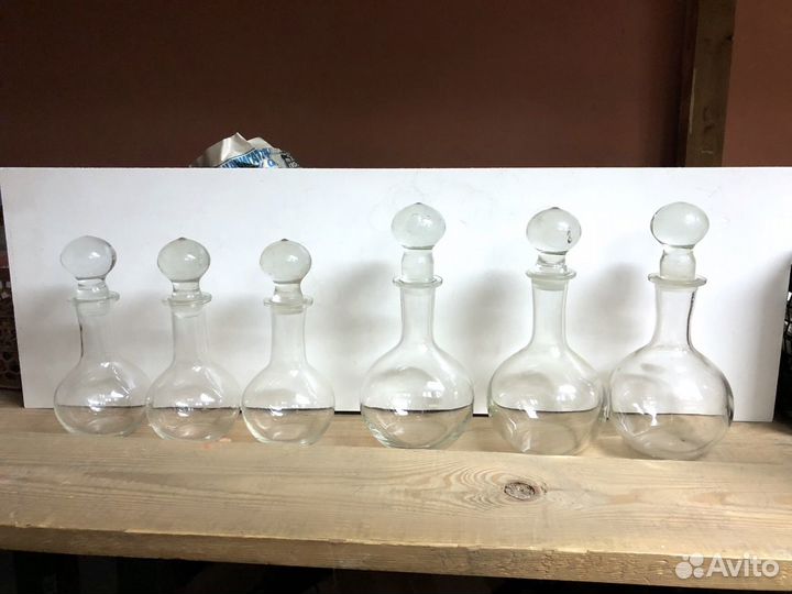 Штофы стеклянные графины штоф для напитков
