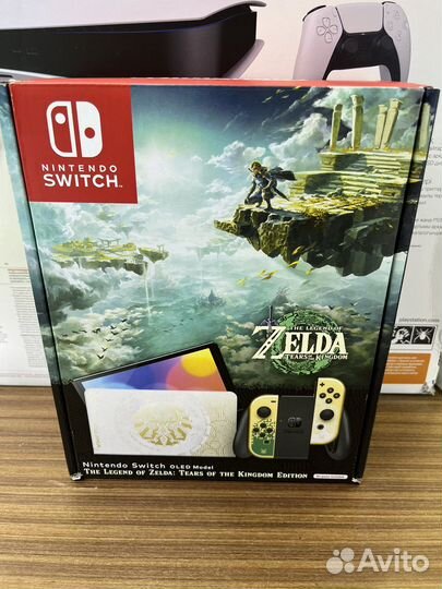 Nintendo switch oled zelda edition русс блок