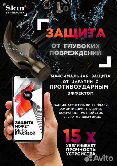 Гидрогеливая броне плёнка на смартфон