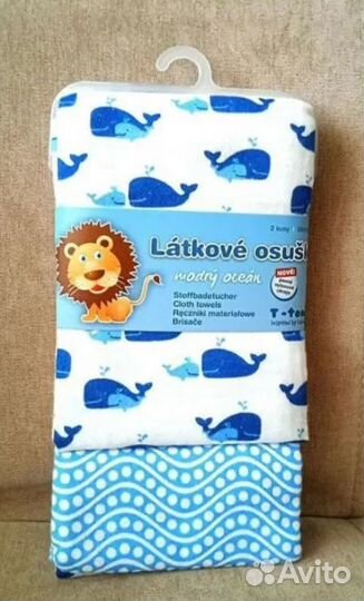 Пелёнки T-tomi байка, 120х80; 2 шт