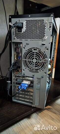 Компьютер б/у для работы и игр + монитор LG