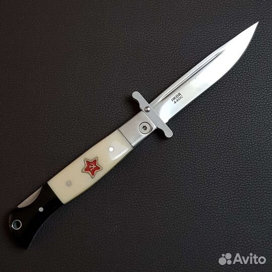 Нож Финка нквд ссср,рукоять цв.слоновая кость