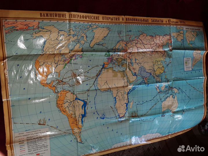 Карта мира на стену