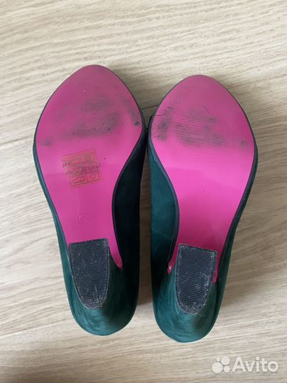 Замшевые туфли Jumex