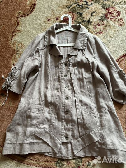 Кардиган льняной 46-48 размер