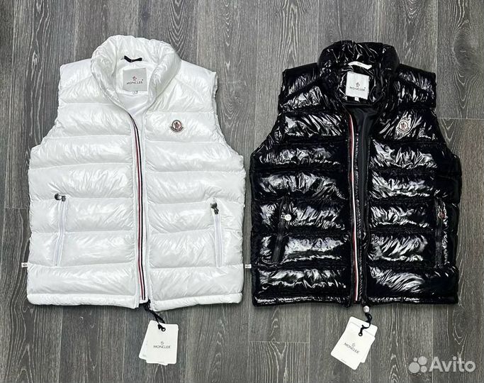 Жилетка moncler мужская глянцевая