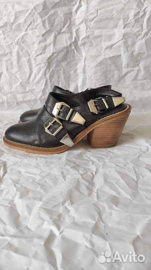 Кожаные сабо ASOS