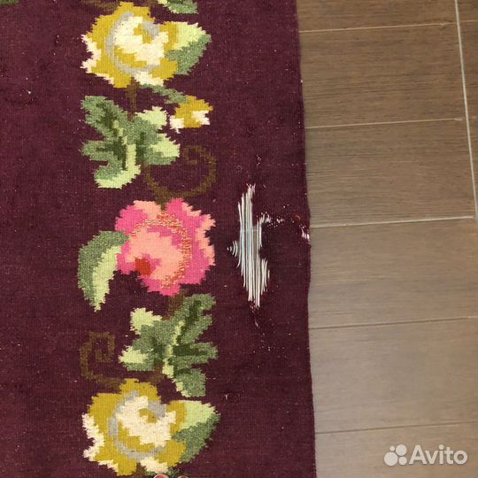 Палас шерстяной, бу