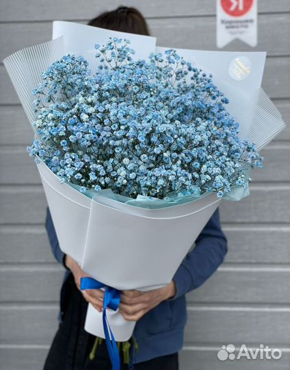 Букет цветов из гипсофил