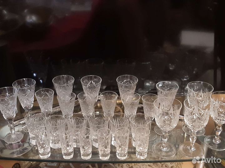 Фужеры хрустальные СССР