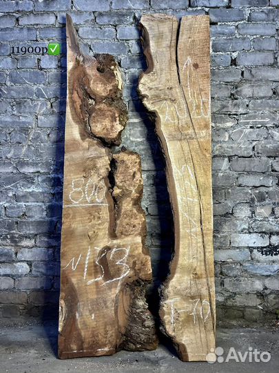 Слэбы под заливку из капового тополя