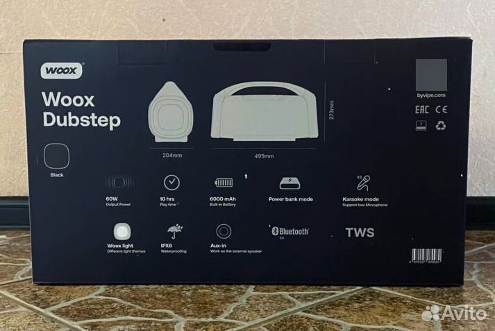 Колонка Vipe Woox Dubstep Black (новая)