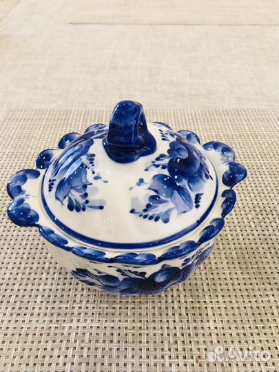 Фарфоровая посуда гжель авторская работа