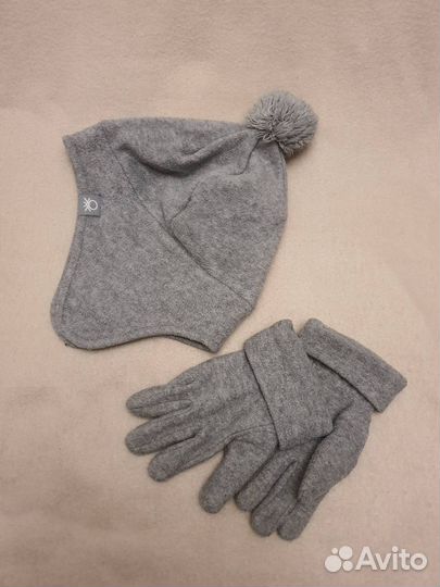 Комплект шапка + перчатки Benetton